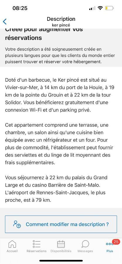 Ker Pince Le Vivier-sur-Mer Exterior foto